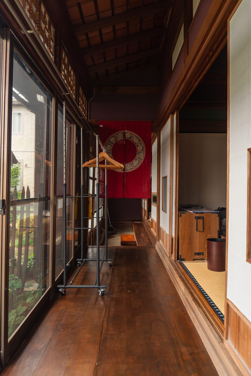 Engawa veranda facing the garden